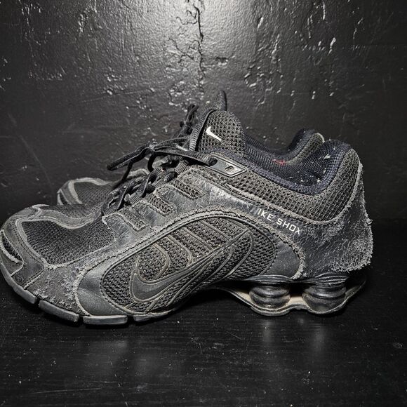 Nike Shox Shoes Women Size 9 Black 356918-002 Running Sneakers Athletic Trainer - Picture 2 of 8